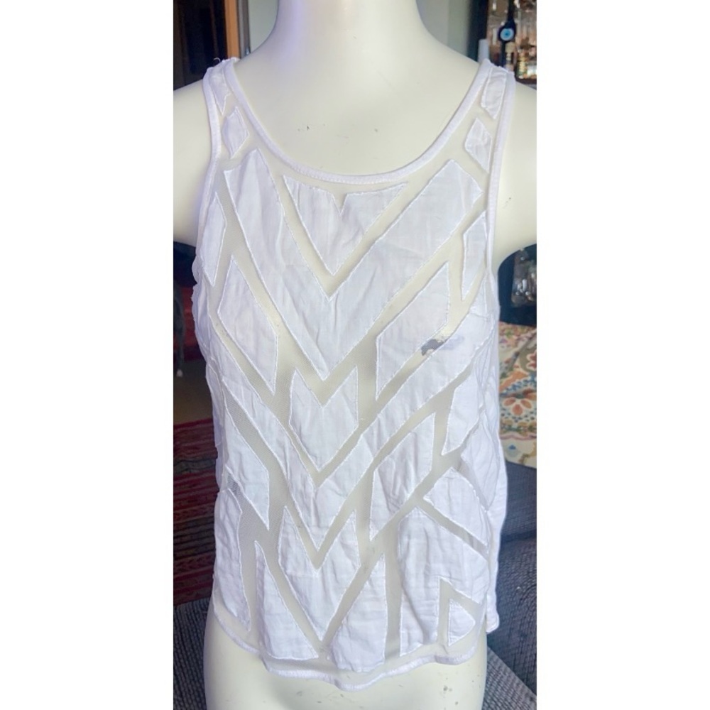Free People Slvlss White Tank Top, Sz XS